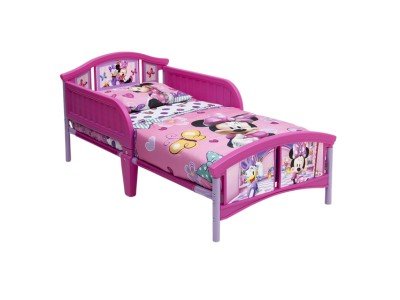 delta children disney minnie mouse plastic toddler bed